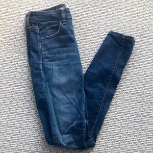 American eagle super stretch skinny high rise jean